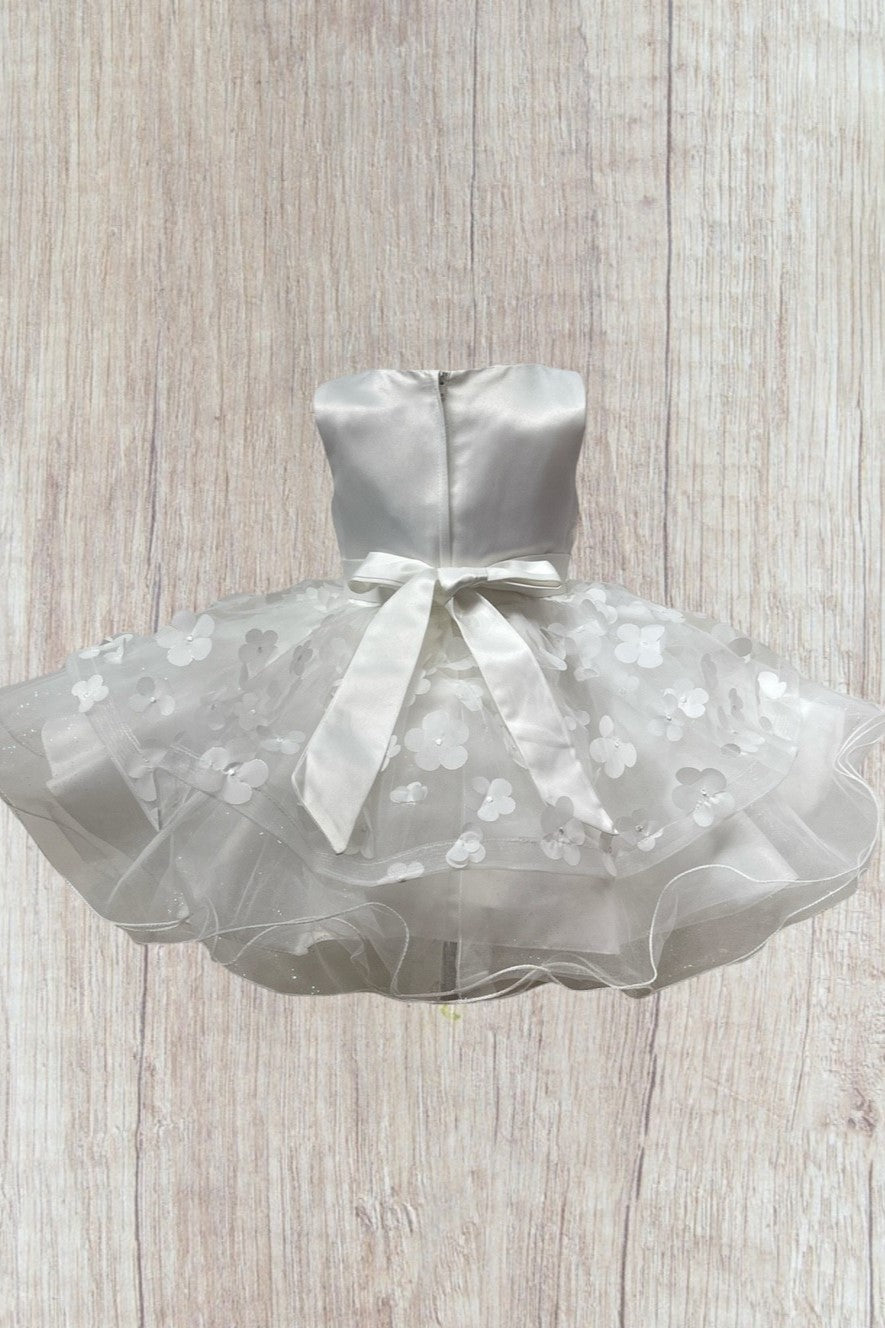 Floral Appliques Layers Tulle Girl Communion Dress by Cinderella Couture USA AS9170B