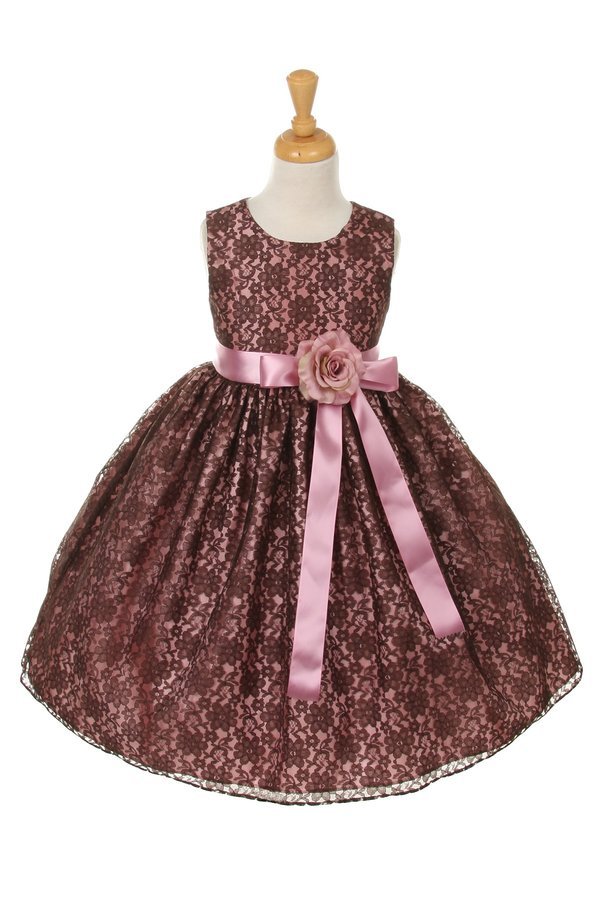 Lace Raschel Party Dress by Cinderella Couture USA AS1132