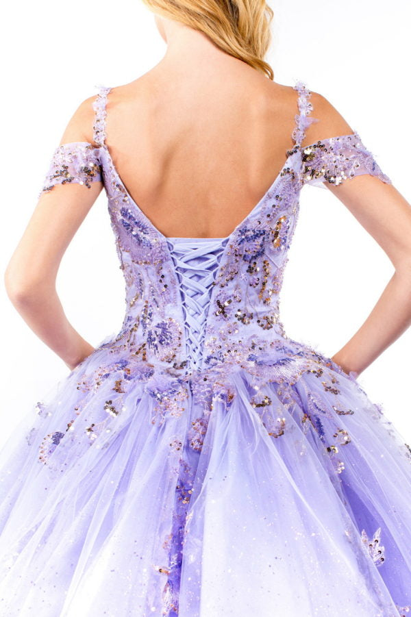 Elizabeth K - GL1969 - Mesh Sweetheart Quinceanera Dress
