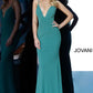 Jovani 00512 Fitted V-Neckline Spaghetti Straps Gown - Special Occasion