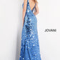 Jovani 02479 Embellished V-Neckline Sexy Dress - Special Occasion