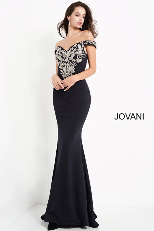 Jovani 02576 Embroidered Sweetheart Neckline Mermaid Dress - Special Occasion/Curves