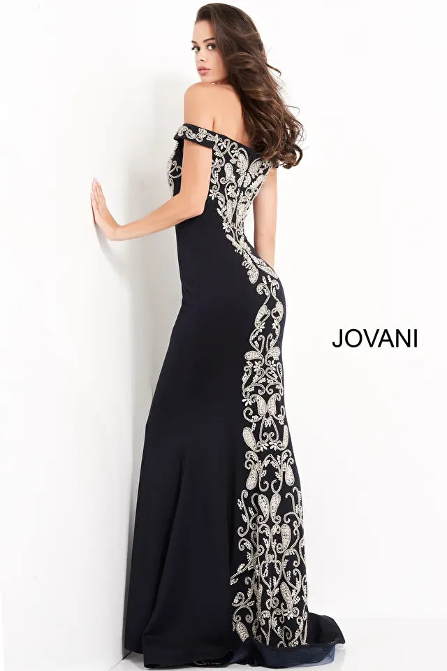 Jovani 02576 Embroidered Sweetheart Neckline Mermaid Dress - Special Occasion/Curves