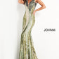 Jovani 05103 Embellished Plunging Neckline Prom Dress - Special Occasion/Curves