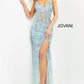 Jovani 05872 Beaded Sheath Leg Slit Prom Dress - Special Occasion