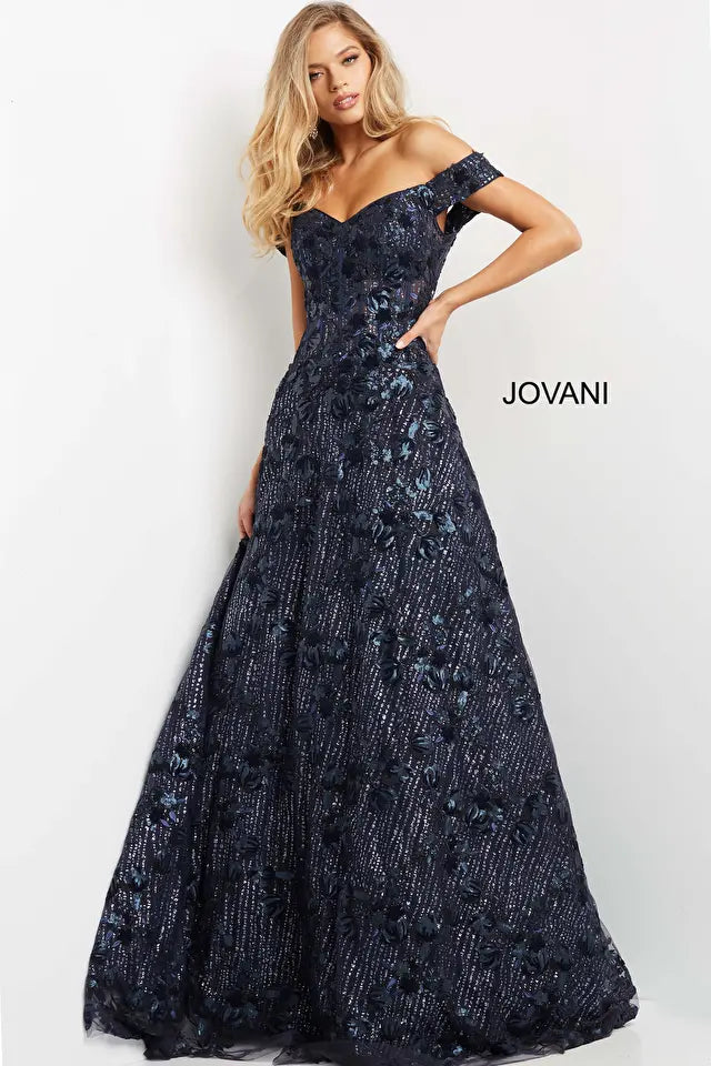 Jovani 07162 Embellished Sweetheart Neck A-Line Dress - Special Occasion/Curves