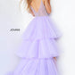 Jovani 07231 High Low Tulle Beaded Bodice Dress - Special Occasion