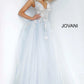 Jovani 11092 Tulle Floral Embroidered Party Ballgown - Special Occasion/Curves