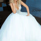 Jovani 11092 Tulle Floral Embroidered Party Ballgown - Special Occasion/Curves