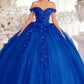 Off The Shoulder Sweetheart Neckline Quinceanera Ball Gown By Ladivine 15717