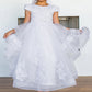 3D Flower Lace Girl Party Dress by Cinderella Couture USA AS2017