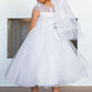 Beautiful Shinny Crystal Tulle Girl Party Dress by Cinderella Couture USA AS2018
