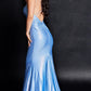 Jovani 220110 Embellished V-Neckline Mermaid Gown - Special Occasion/Curves