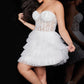 Jovani 22227 Bodice Corset Strapless Short Dress