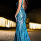 Jovani 22770 Sequin Fitted Plunging Neck Sheath Dress - Special Occasion/Curves