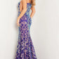 Jovani 22845 Embellished One Shoulder Dress - Special Occasion/Curves