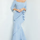 Jovani 23190 Off The Shoulder Beaded Fitted Evening Dress - Special Occasion/Curves