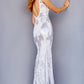 Jovani 23319 Sequin Embellished Fitted Dress - Special Occasion/Curves