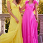 Jovani 23322 Pleated Maxi A-Line Chiffon Dress - Special Occasion