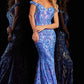 Jovani 23675 Off The Shoulder Sweetheart Neckline Dress - Special Occasion/Curves