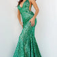 Jovani 24097 Sequin V-Neckline Sheath Dress - Special Occasion/Curves