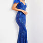 Jovani 26041 Sequin Off The Shoulder Dress - Special Occasion/Curves