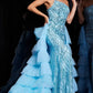 Jovani 26119 Embellished Tulle Strapless Dress - Special Occasion