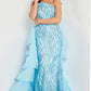 Jovani 26119 Embellished Tulle Strapless Dress - Special Occasion