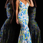 Jovani 26130 Plunging Neck Sheath Dress - Special Occasion/Curves