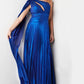 Jovani 36462 One Shoulder Chiffon A-Line Dress - Special Occasion