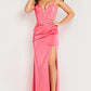 Jovani 36539 Plunging Neckline Sheath Dress - Special Occasion/Curves