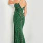 Jovani 36643 Beaded V-Neckline Dress - Special Occasion