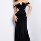 Jovani 36733 Off The Shoulder Velvet Dress - Special Occasion