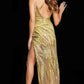 Jovani 37325 Embellished Sequin Boat Neck Dress - Special Occasion