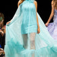 Jovani 38720 High Neck Tulle Sheer Gown - Special Occasion/Curves