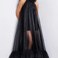 Jovani 38720 High Neck Tulle Sheer Gown - Special Occasion/Curves