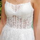 Lace Corset Spaghetti Bridal Dress by Cinderella Couture USA AS4217