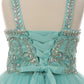 Beading Rhinestones Tulle  Girl Mini Quince by Cinderella Couture USA AS5038