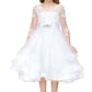 Lace Bodice A-Line Girl Party Dress by Cinderella Couture USA AS5075N