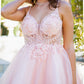 Beautiful Sparkly Tulle A-Line Short Party Dress by Cinderella Couture USA AS5112J