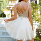 Beautiful Sparkly Tulle A-Line Short Party Dress by Cinderella Couture USA AS5112J