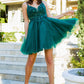 Beautiful Sparkly Tulle A-Line Short Party Dress by Cinderella Couture USA AS5112J