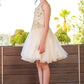 Embroidery Sparkly Tulle A-Line Girl Party Dress by Cinderella Couture USA AS5112