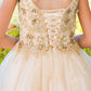 Embroidery Sparkly Tulle A-Line Girl Party Dress by Cinderella Couture USA AS5112