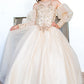 Cinderella Couture USA AS5114 Puff Sleeves Mini Quince