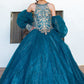 Cinderella Couture USA AS5114 Puff Sleeves Mini Quince