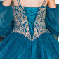 Cinderella Couture USA AS5114 Puff Sleeves Mini Quince