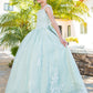 Cinderella Couture USA AS5116 3D Flower Puff Print Mini Quince