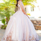 Cinderella Couture USA AS5118 Glitter Tulle Mini Quince Gown