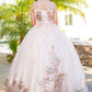 Cinderella Couture USA AS5118 Glitter Tulle Mini Quince Gown